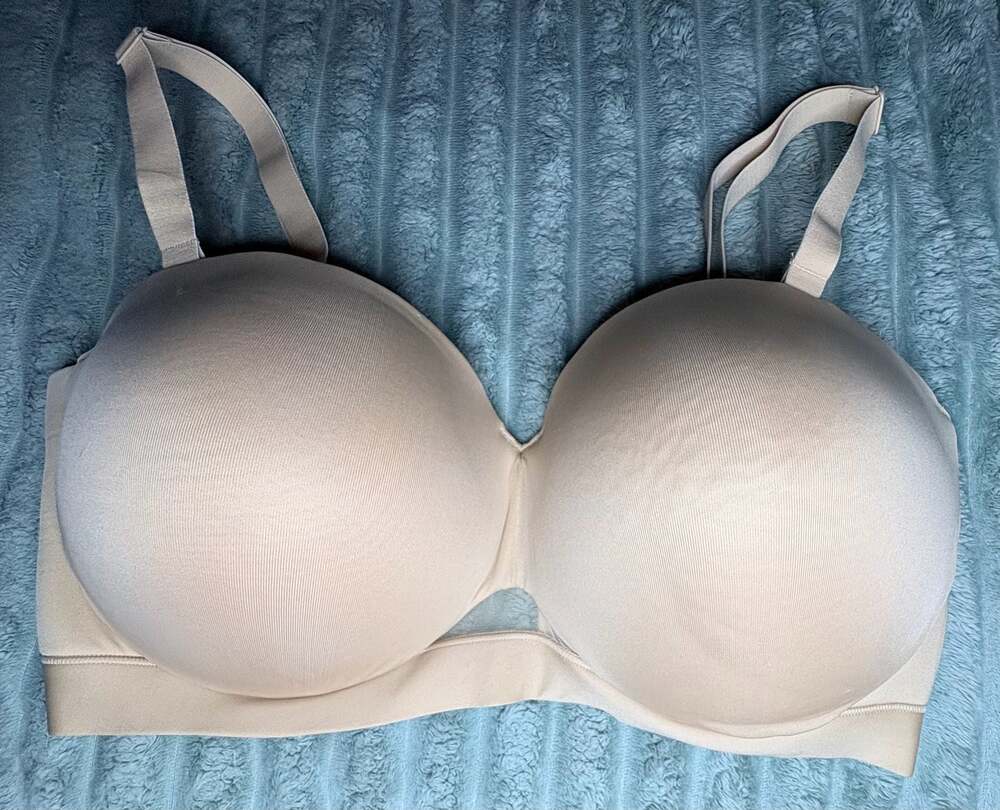 Cacique Lightly Lined Full Coverage Bra 44DD Tan